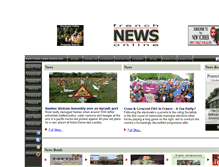 Tablet Screenshot of french-news-online.com
